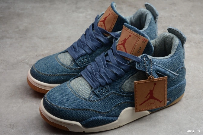 Rep Air Jordan Levi's 4 x Denim AO2571-401 Nike 0817